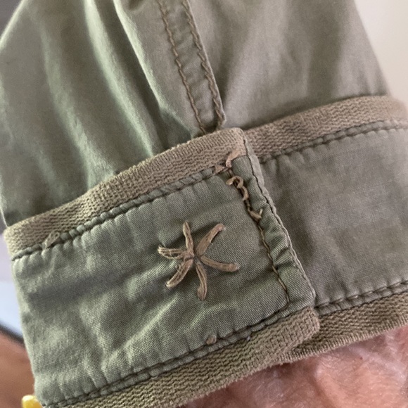 DKNY active women’s chest pocket khaki military jacket cotton button closure S - Picture 6 of 14